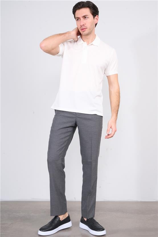 Chester Polo 3797 Erkek Polo Yaka 30/1 Pike T-shirt Krem