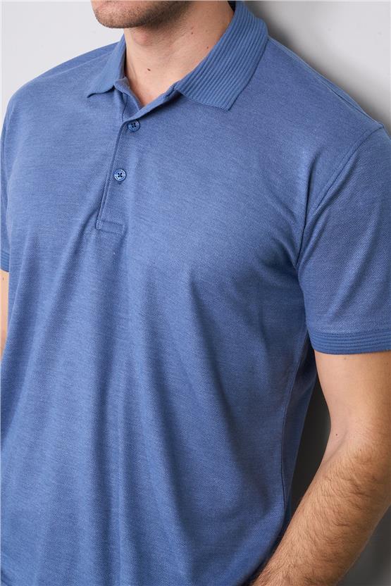 Chester Polo 3797 Erkek Polo Yaka 30/1 Pike T-shirt İndigo