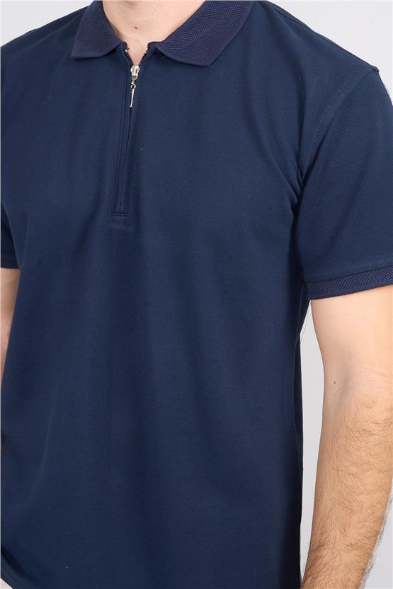 Chester Polo 3872 Erkek Polo Yaka 30/1 Penye Pike T-shirt Lacivert