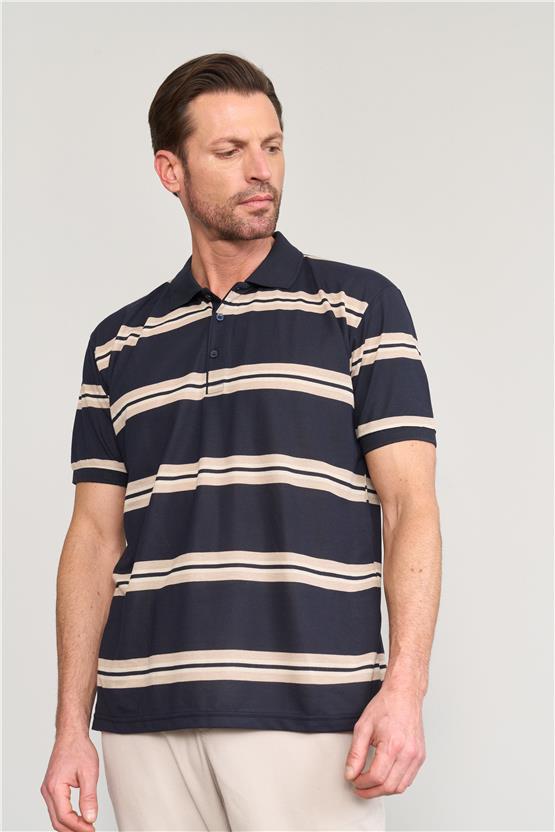 Chester Polo 3899 Erkek Polo Yaka 30/1 Süprem T-shirt Lacivert