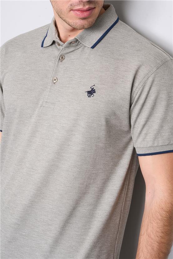 Chester Polo 3939 Erkek Polo Yaka 1-1 Pike T-shirt Haki