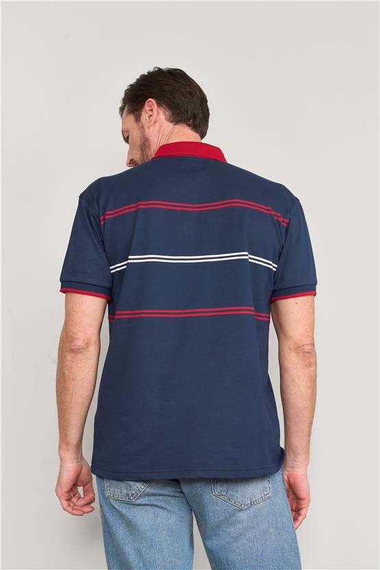 Chester Polo 3950 Erkek Polo Yaka 30/1 Örme T-shirt Lacivert