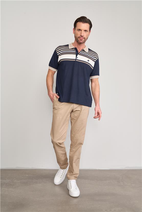 Chester Polo 3955 Erkek Polo Yaka 30/1 Pike T-shirt Koyu Lacivert