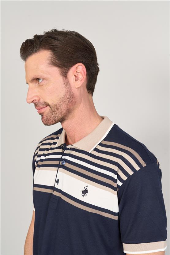 Chester Polo 3955 Erkek Polo Yaka 30/1 Pike T-shirt Koyu Lacivert