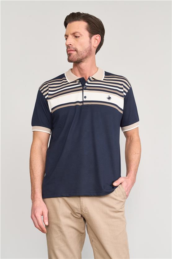 Chester Polo 3955 Erkek Polo Yaka 30/1 Pike T-shirt Koyu Lacivert