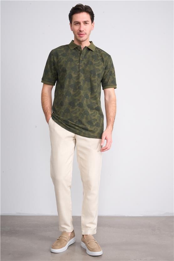 Chester Polo 8091-E Erkek Yan Cep Pantolon Bej