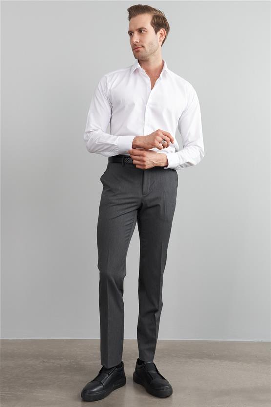 Chester Polo 9255 Erkek Slimfit Pantolon Gri