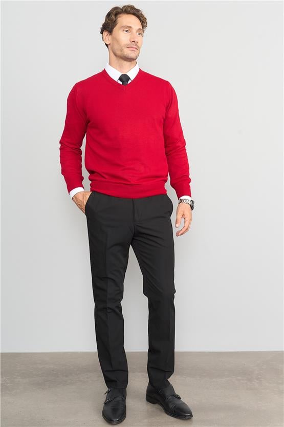 Chester Polo 9255 Erkek Slimfit Pantolon Siyah