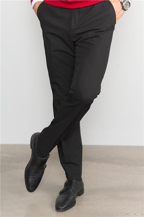 Chester Polo 9255 Erkek Slimfit Pantolon Siyah