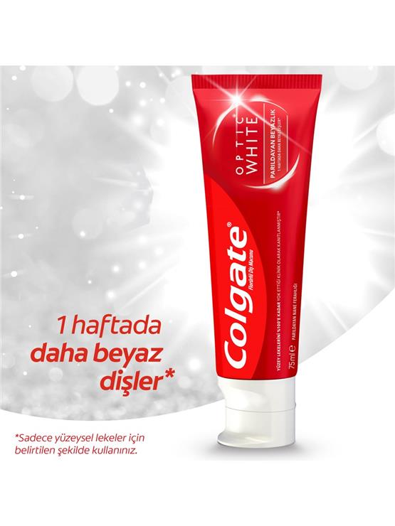 Colgate 75 Ml Optık Whıte Parıldayan Beyazlık
