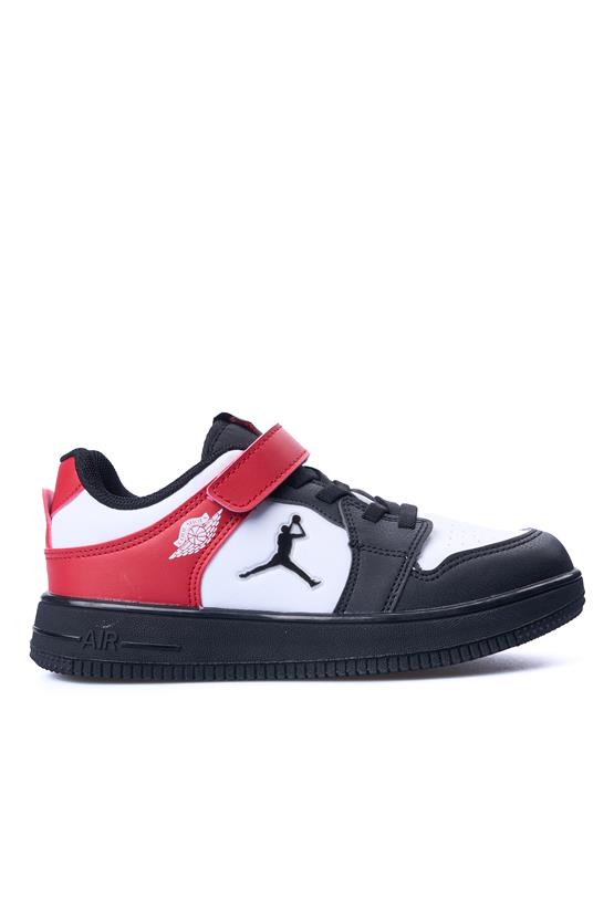 Cool Haykat Kısa Siyah Kırmızı Erkek Flt Ayakkabı