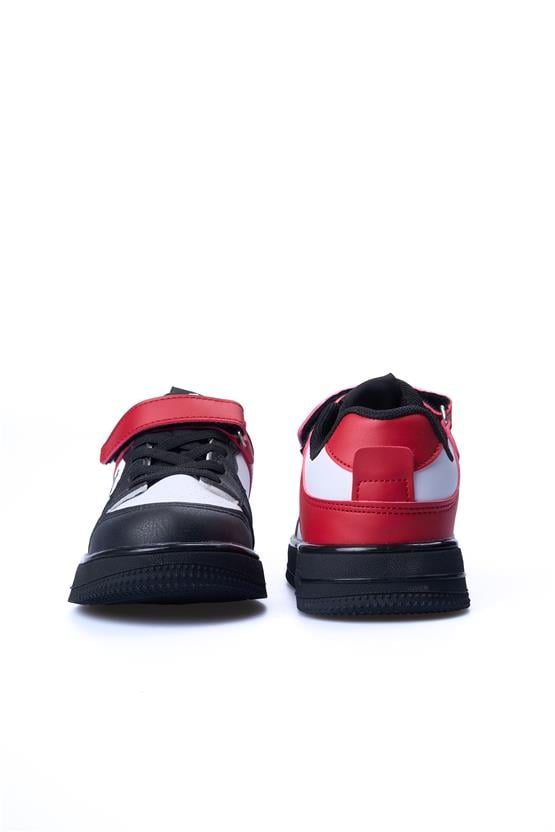 Cool Haykat Kısa Siyah Kırmızı Erkek Flt Ayakkabı
