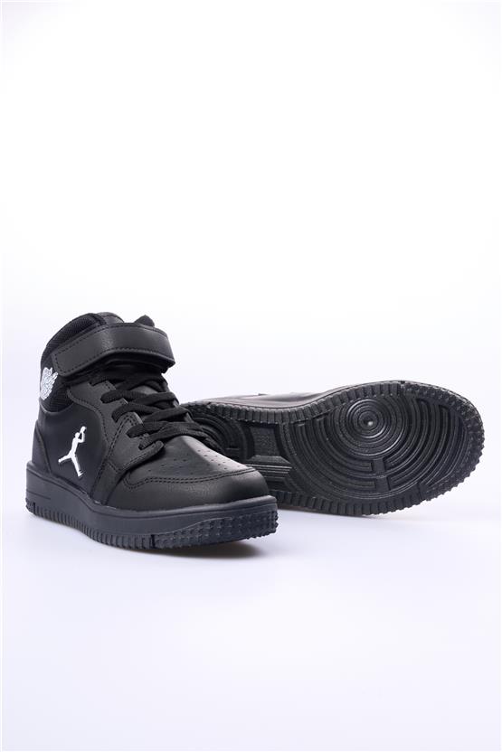 Cool Haykat Uzun Siyah Filet Erkek Çocuk Ayakkabı