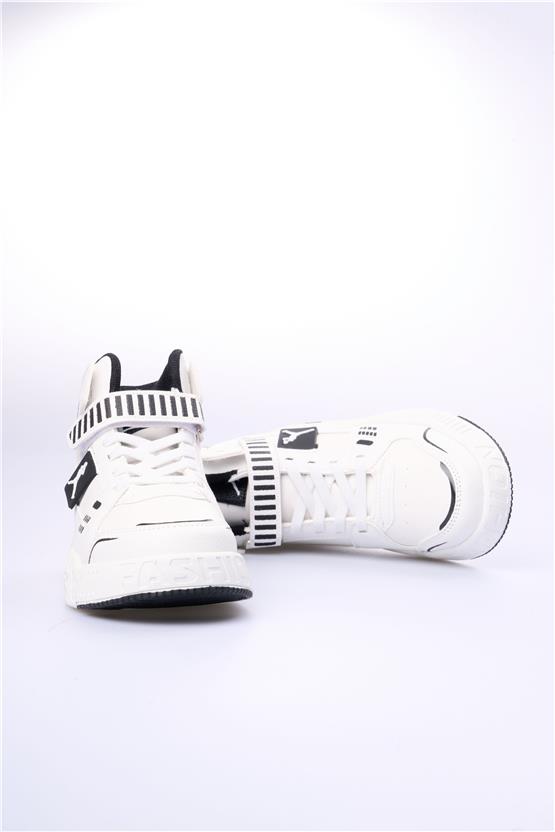 Cool King Uzun Beyaz Flt Erkek Çocuk Ayakkabı