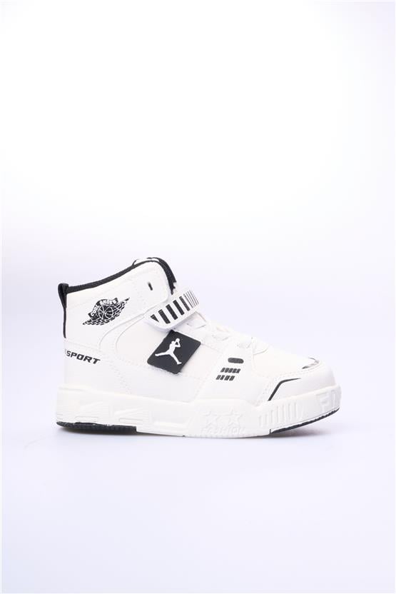 Cool King Uzun Beyaz Patik Erkek Çocuk Ayakkabı