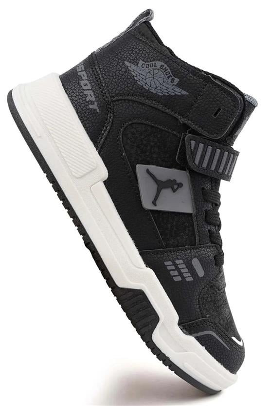 Cool King Uzun Siyah Filet Erkek Çocuk Spor Ayakkabı