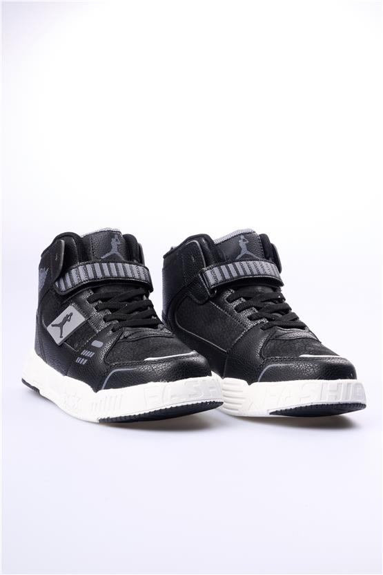 Cool King Uzun Siyah Flt Erkek Çocuk Ayakkabı