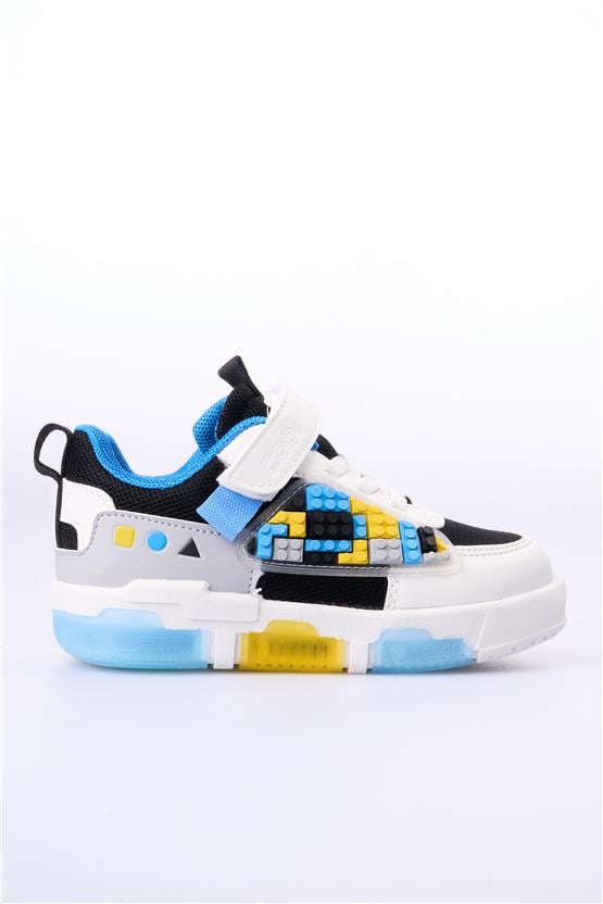 Cool Legos Siyah-Beyaz Patik Erkek Çocuk Ayakkabı