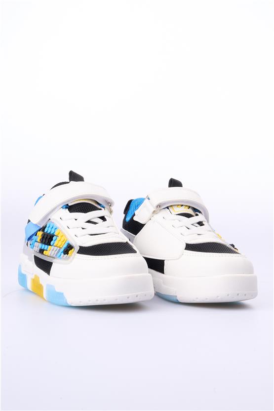 Cool Legos Siyah-Beyaz Patik Erkek Çocuk Ayakkabı