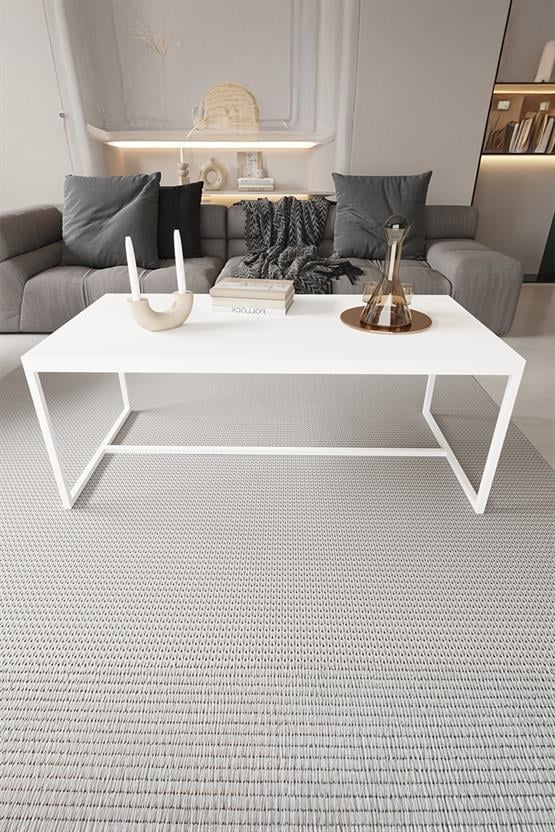 Deconode Alpine Orta Sehpa Beyaz- Beyaz DN1100BB
