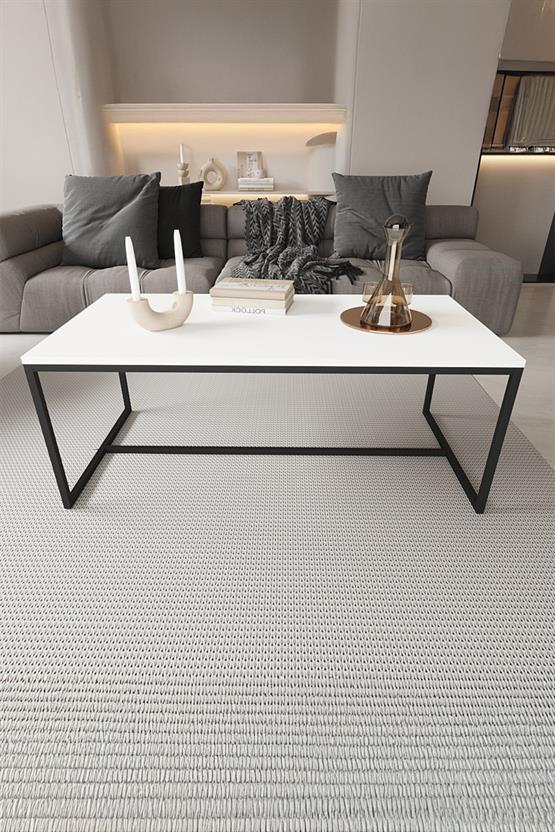 Deconode Alpine Orta Sehpa Siyah- Beyaz DN1100SB