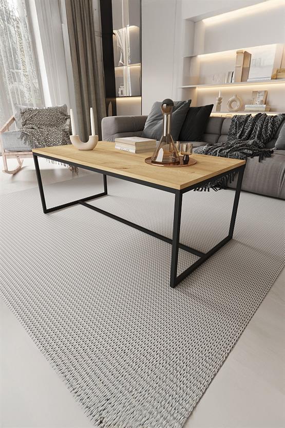 Deconode Alpine Orta Sehpa Siyah-Çam DN1100SÇ