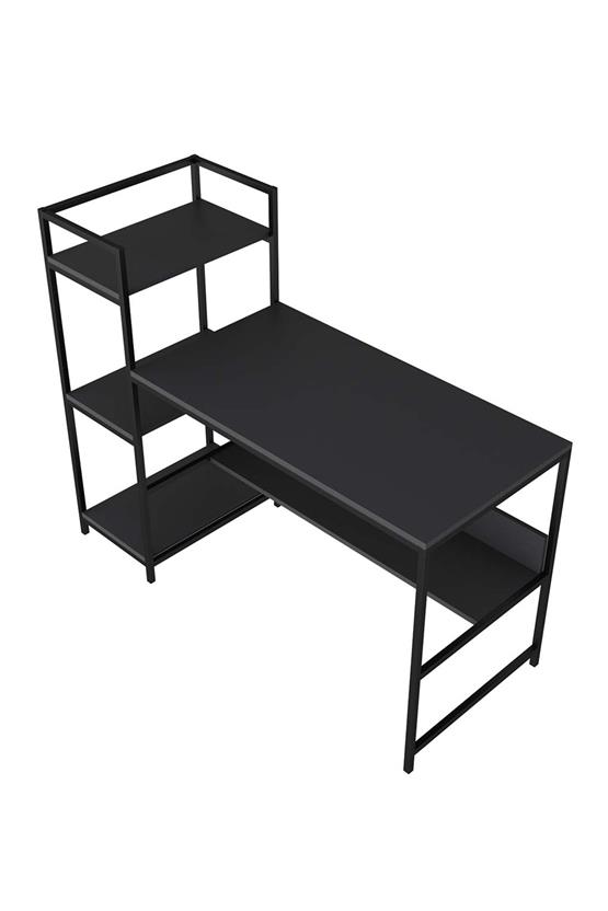 Deconode Arion Raflı Çalışma Masası Antrasit DN1109A