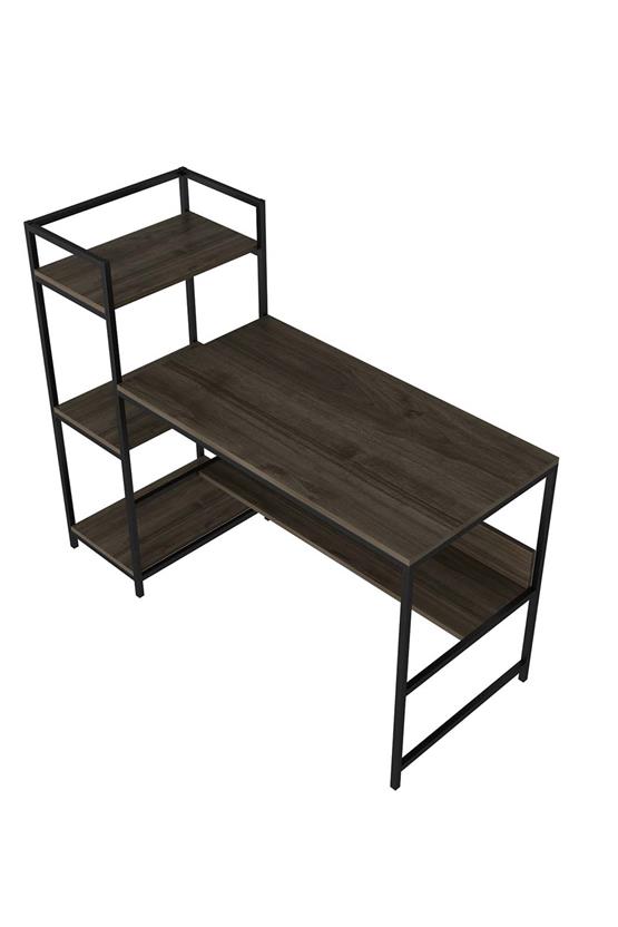 Deconode Arion Raflı Çalışma Masası Kahverengi DN1109K