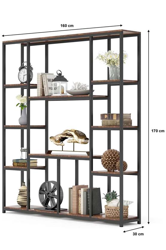 Deconode Charm Kitaplık Kahverengi DN1055K
