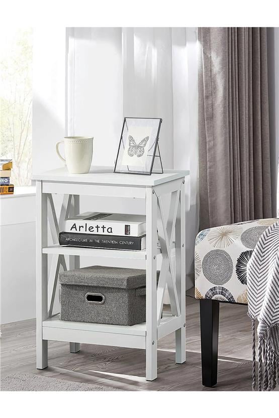 Deconode Classy Yan Sehpa Beyaz DN1048B