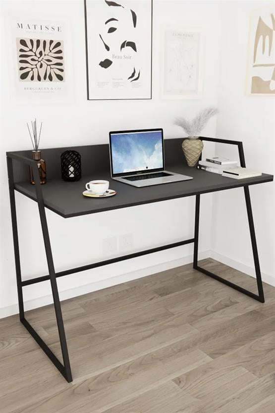 Deconode Delta Çalışma Masası Siyah-Antrasit DN1158SA