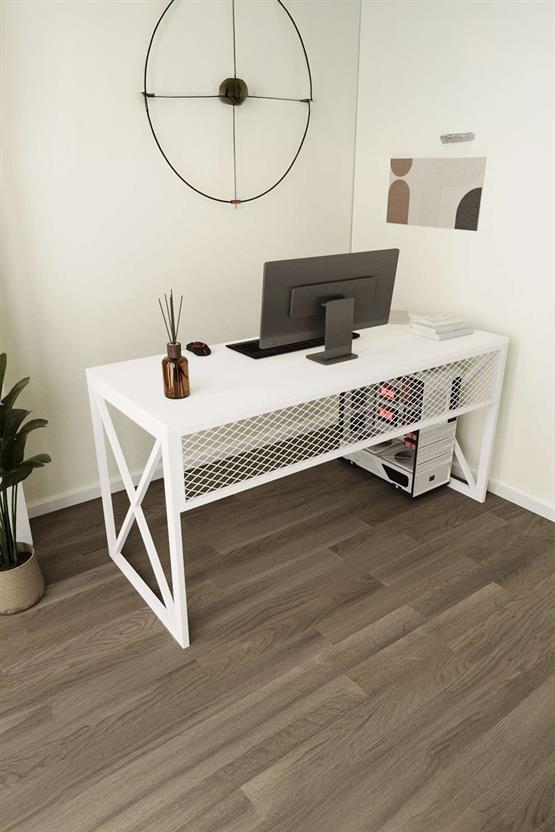 Deconode Exclusive Ofis Masası Beyaz- Beyaz DN1125BB