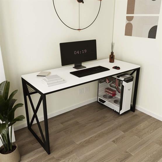 Deconode Exclusive Ofis Masası Siyah- Beyaz DN1125SB