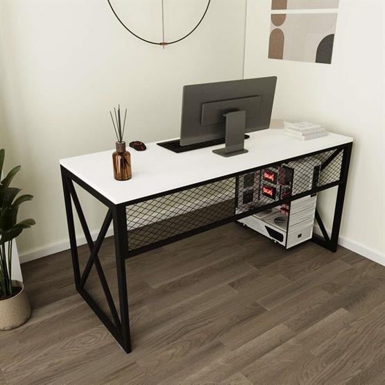 Deconode Exclusive Ofis Masası Siyah- Beyaz DN1125SB