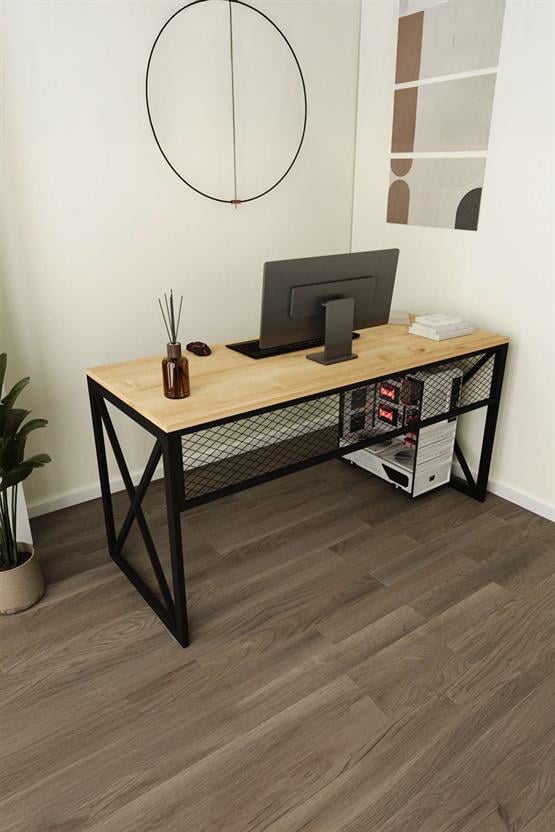 Deconode Exclusive Ofis Masası Siyah-Çam DN1125SÇ