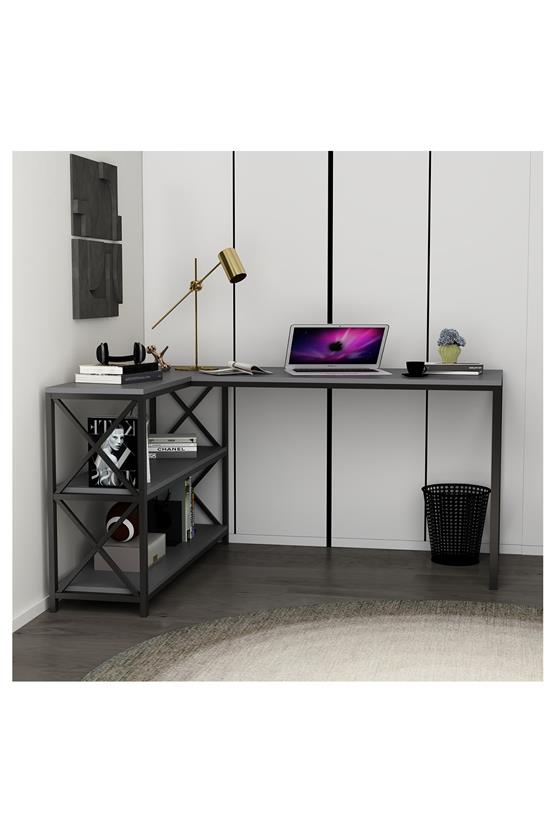 Deconode Flexy L Çalışma Masası Antrasit DN1105A
