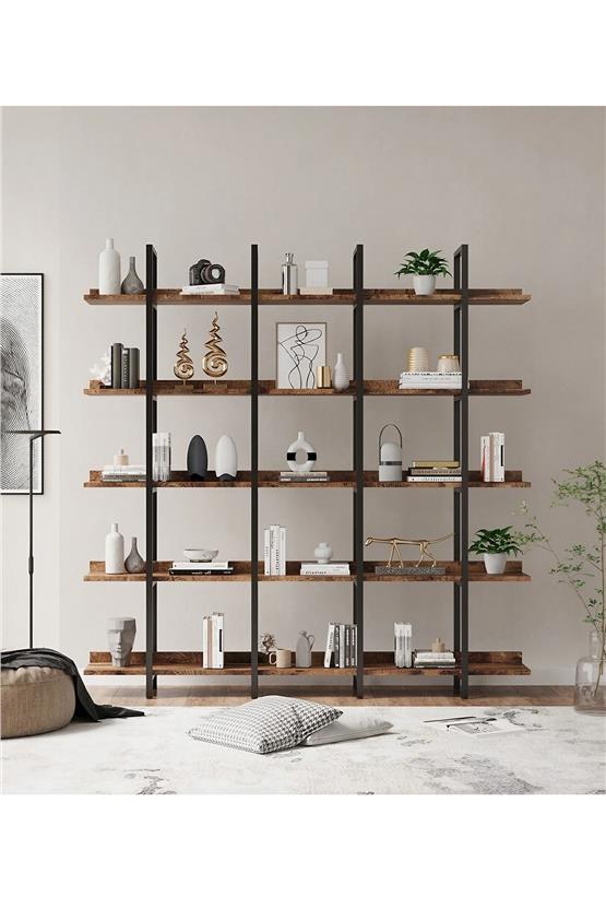 Deconode Loft Kitaplık Kahverengi DN1074K