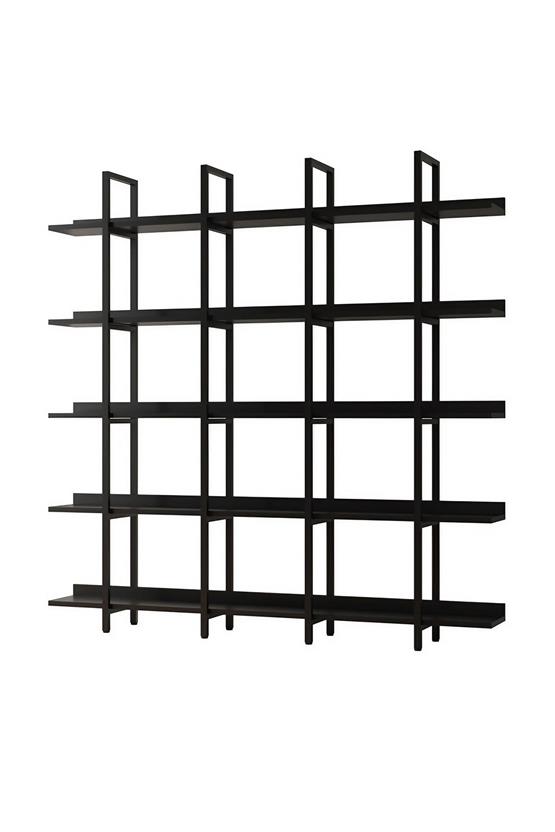 Deconode Loft Kitaplık Siyah-Antrasit DN1074SA