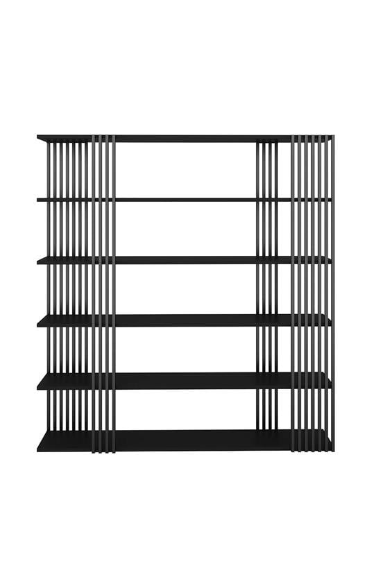 Deconode Luxery Kitaplık Siyah Antrasit DN1020S