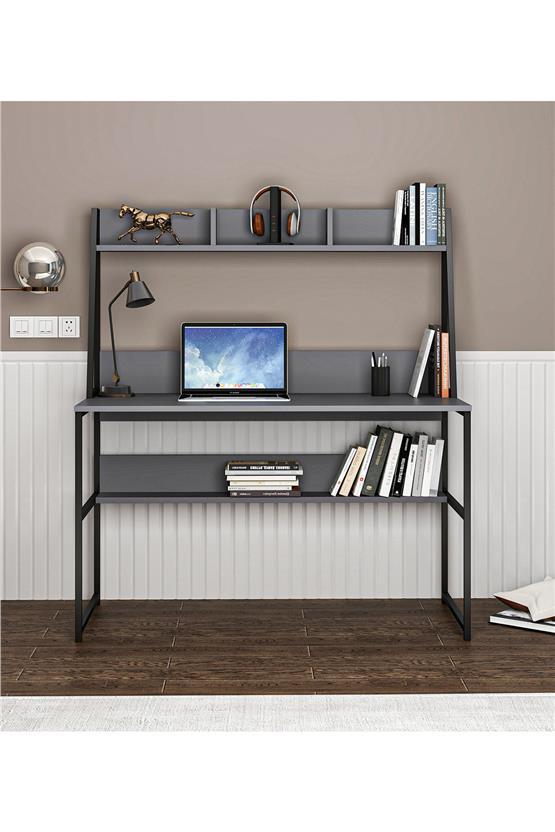 Deconode Majestic Çalışma Masası Antrasit DN1084A