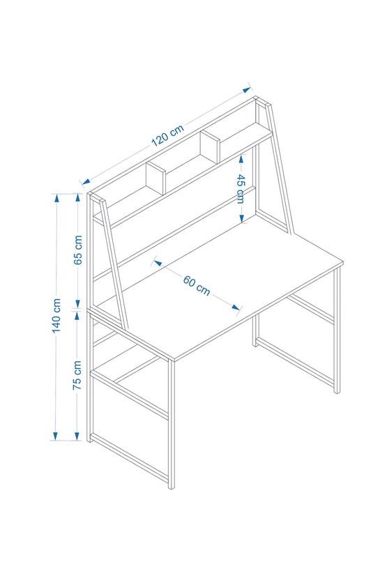 Deconode Majestic Çalışma Masası Antrasit DN1084A