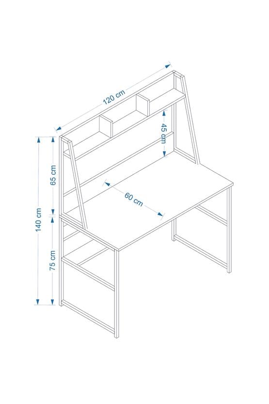 Deconode Majestic Çalışma Masası Çam DN1084C