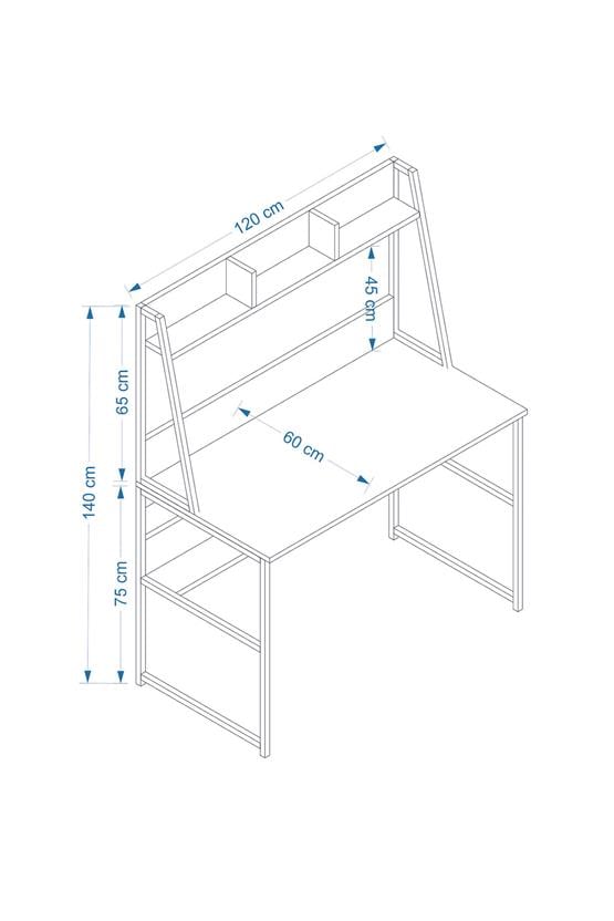 Deconode Majestic Çalışma Masası Kahverengi DN1084K