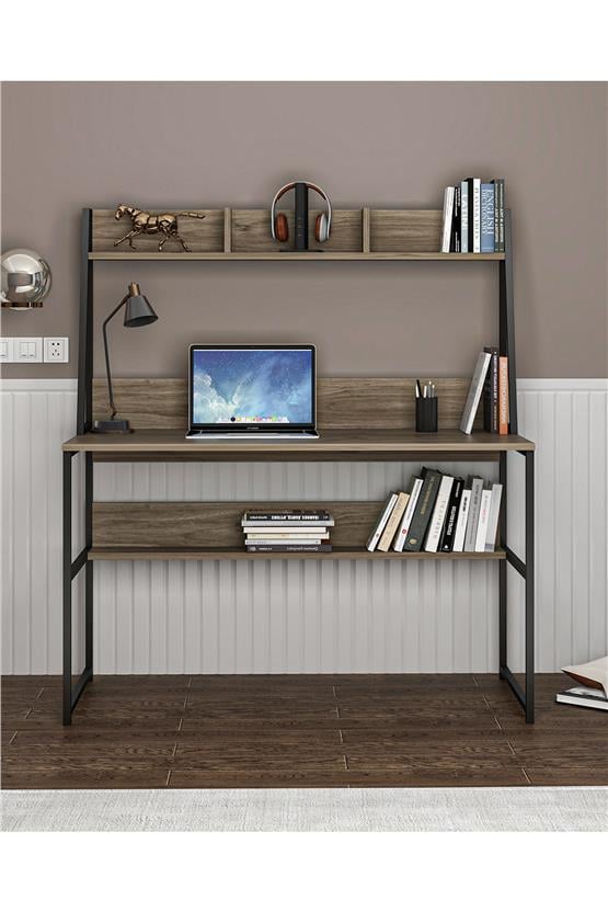 Deconode Majestic Çalışma Masası Kahverengi DN1084K