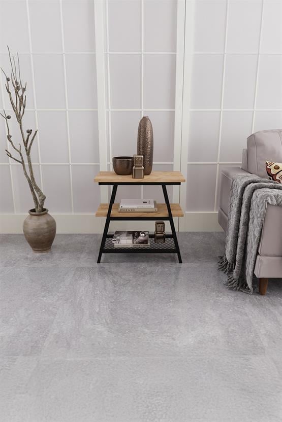 Deconode Marla Yan Sehpa Siyah-Çam DN1071SÇ