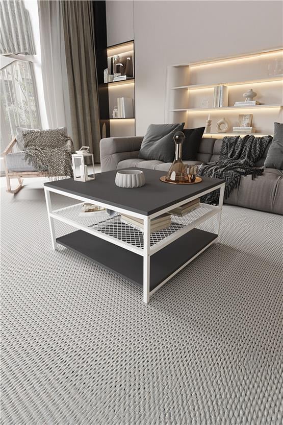 Deconode Mirage Orta Sehpa Beyaz-Antrasit DN1045BA