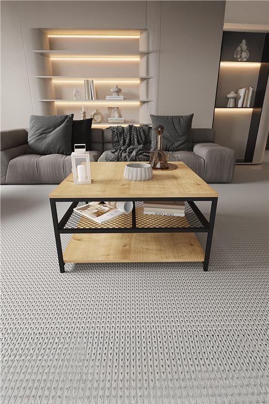 Deconode Mirage Orta Sehpa Siyah-Çam DN1045SÇ