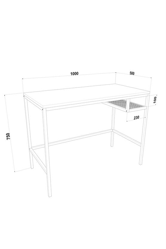 Deconode Mono Çalışma Masası Siyah-Antrasit DN1157SA