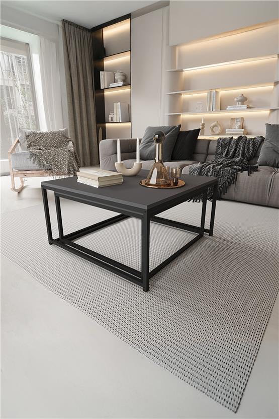 Deconode Prestige 2li Orta Sehpa Seti Siyah-Antrasit DN1116SA