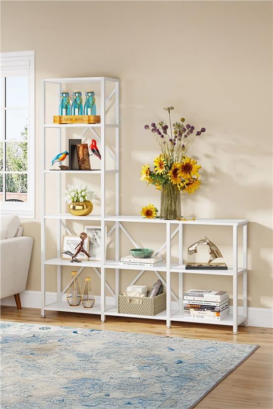 Deconode Rhapsody Etajer Kitaplık Beyaz- Beyaz DN1059BB